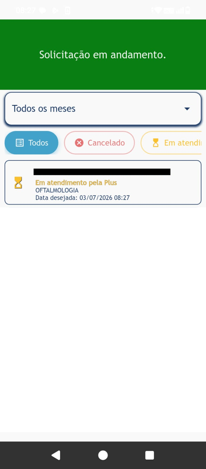 Registrando Agendamento