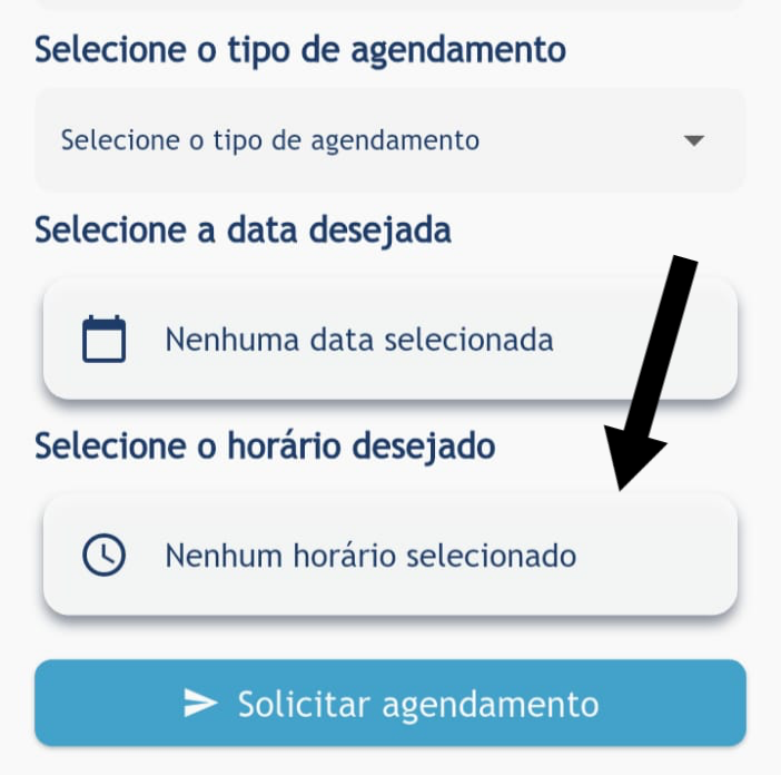 Registrando Agendamento